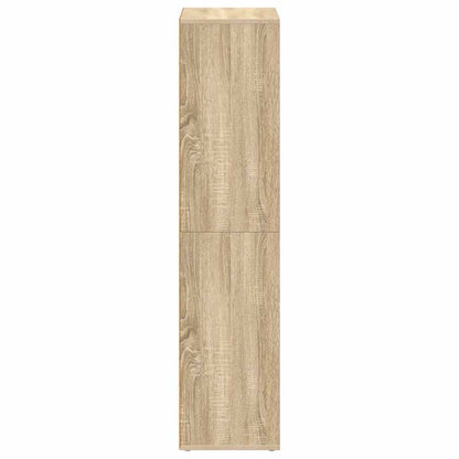 vidaXL Book Cabinet/Sideboard Sonoma Oak 66x30x130 cm Engineered Wood - Brown