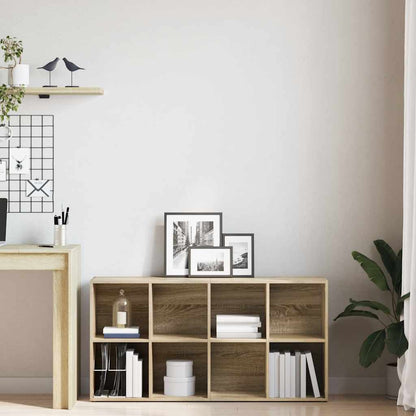 vidaXL Book Cabinet/Sideboard Sonoma Oak 66x30x130 cm Engineered Wood - Brown