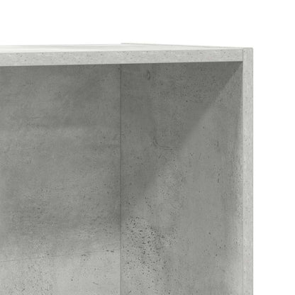 vidaXL Book Cabinet/Sideboard Concrete Grey 66x30x130 cm Engineered Wood