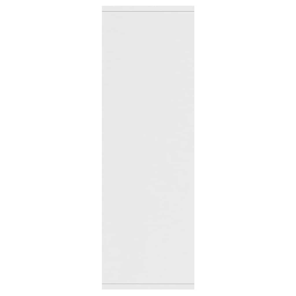 vidaXL Book Cabinet/Sideboard White 50x25x80 cm Engineered Wood