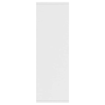 vidaXL Book Cabinet/Sideboard White 50x25x80 cm Engineered Wood