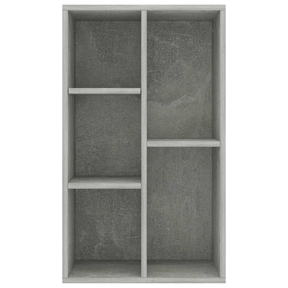 vidaXL Book Cabinet/Sideboard Concrete Grey 50x25x80 cm Engineered Wood