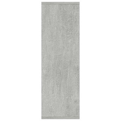 vidaXL Book Cabinet/Sideboard Concrete Grey 50x25x80 cm Engineered Wood