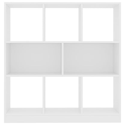 vidaXL Book Cabinet White 97.5x29.5x100 cm Engineered Wood