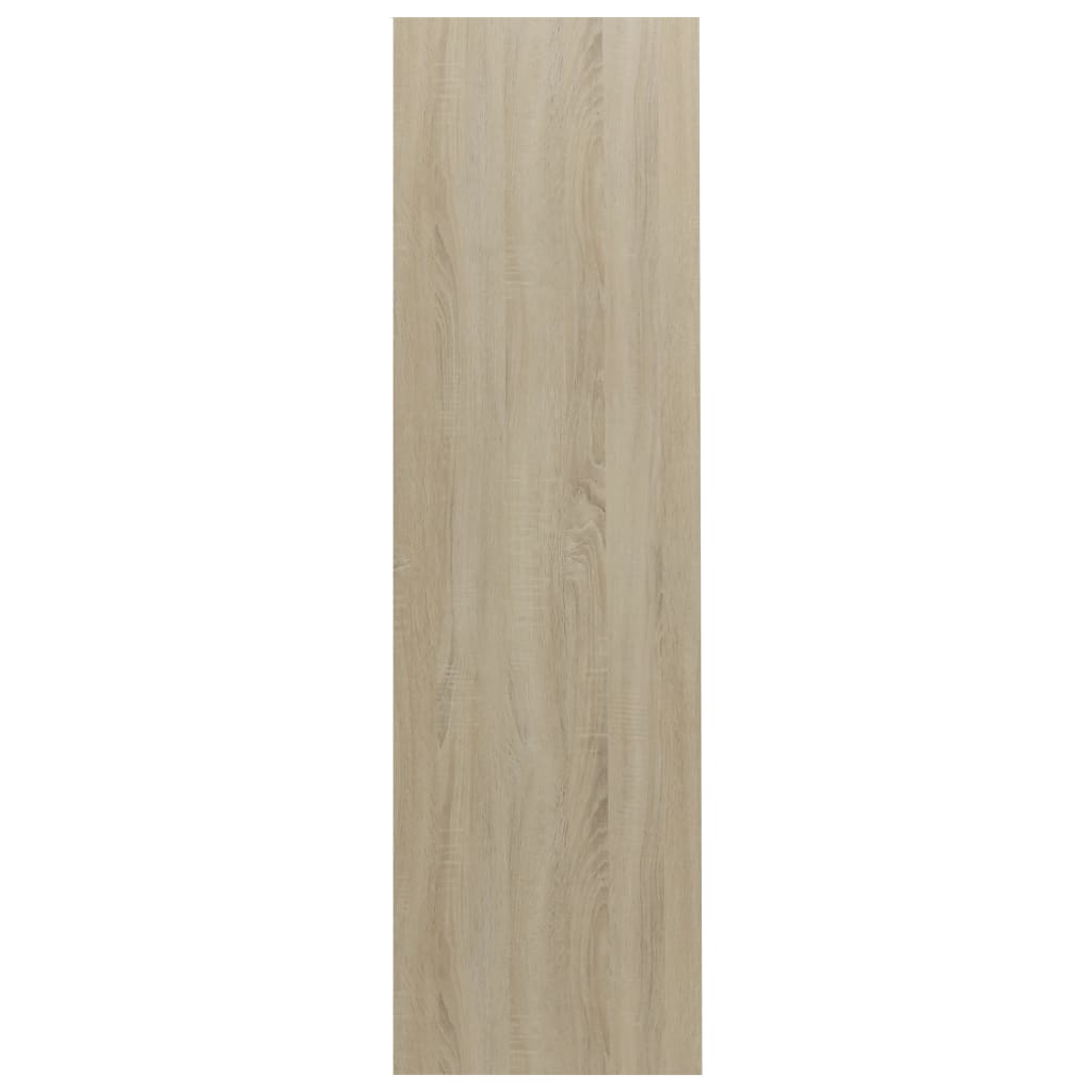 vidaXL Book Cabinet Sonoma Oak 97.5x29.5x100 cm Engineered Wood - Brown