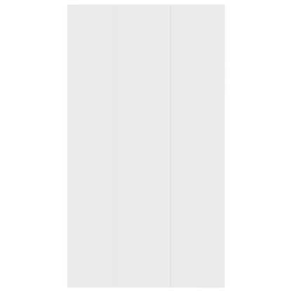 vidaXL Book Cabinet/Sideboard White 66x30x98 cm Engineered Wood