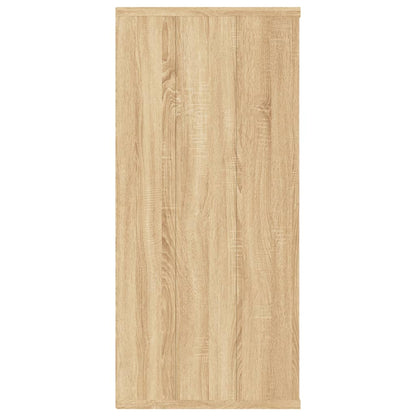 vidaXL Book Cabinet/Sideboard Sonoma Oak 66x30x98 cm Engineered Wood - Brown
