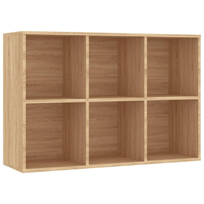 vidaXL Book Cabinet/Sideboard Sonoma Oak 66x30x98 cm Engineered Wood - Brown