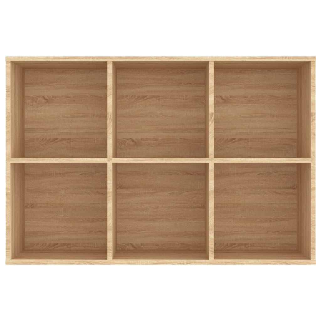 vidaXL Book Cabinet/Sideboard Sonoma Oak 66x30x98 cm Engineered Wood - Brown