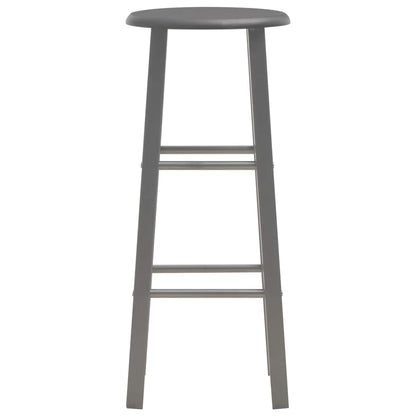 vidaXL Bar Stools 2 pcs Anthracite Engineered Wood - 30 x 30 x 70 cm