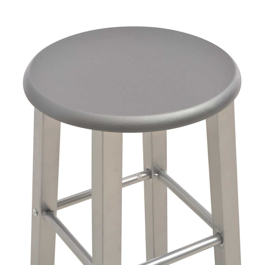 vidaXL Bar Stools 2 pcs Anthracite Engineered Wood - 30 x 30 x 70 cm