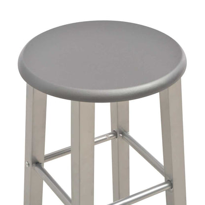 vidaXL Bar Stools 2 pcs Anthracite Engineered Wood - 30 x 30 x 70 cm