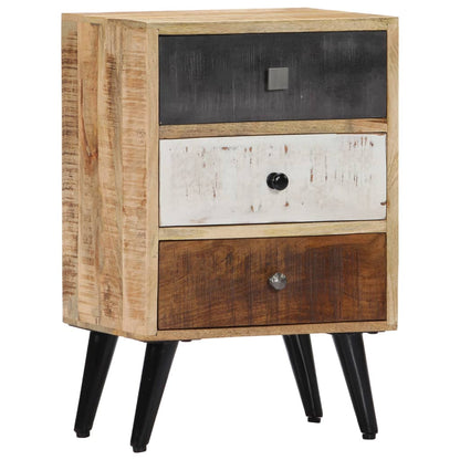 vidaXL Bedside Cabinet 40x30x60 cm Solid Mango Wood - Brown
