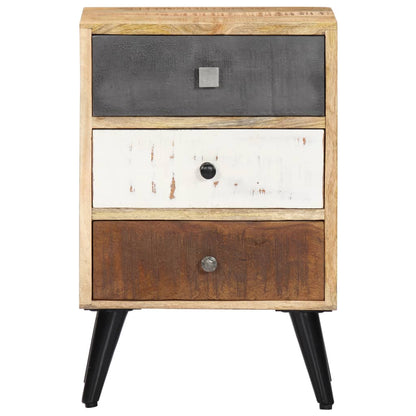 vidaXL Bedside Cabinet 40x30x60 cm Solid Mango Wood - Brown