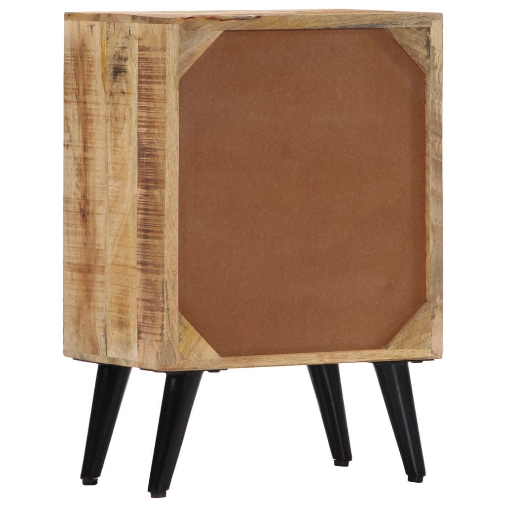 vidaXL Bedside Cabinet 40x30x60 cm Solid Mango Wood - Brown
