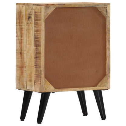 vidaXL Bedside Cabinet 40x30x60 cm Solid Mango Wood - Brown
