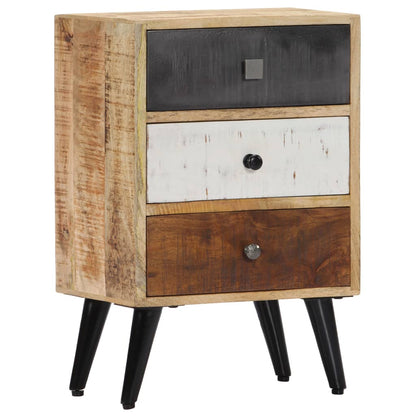 vidaXL Bedside Cabinet 40x30x60 cm Solid Mango Wood - Brown