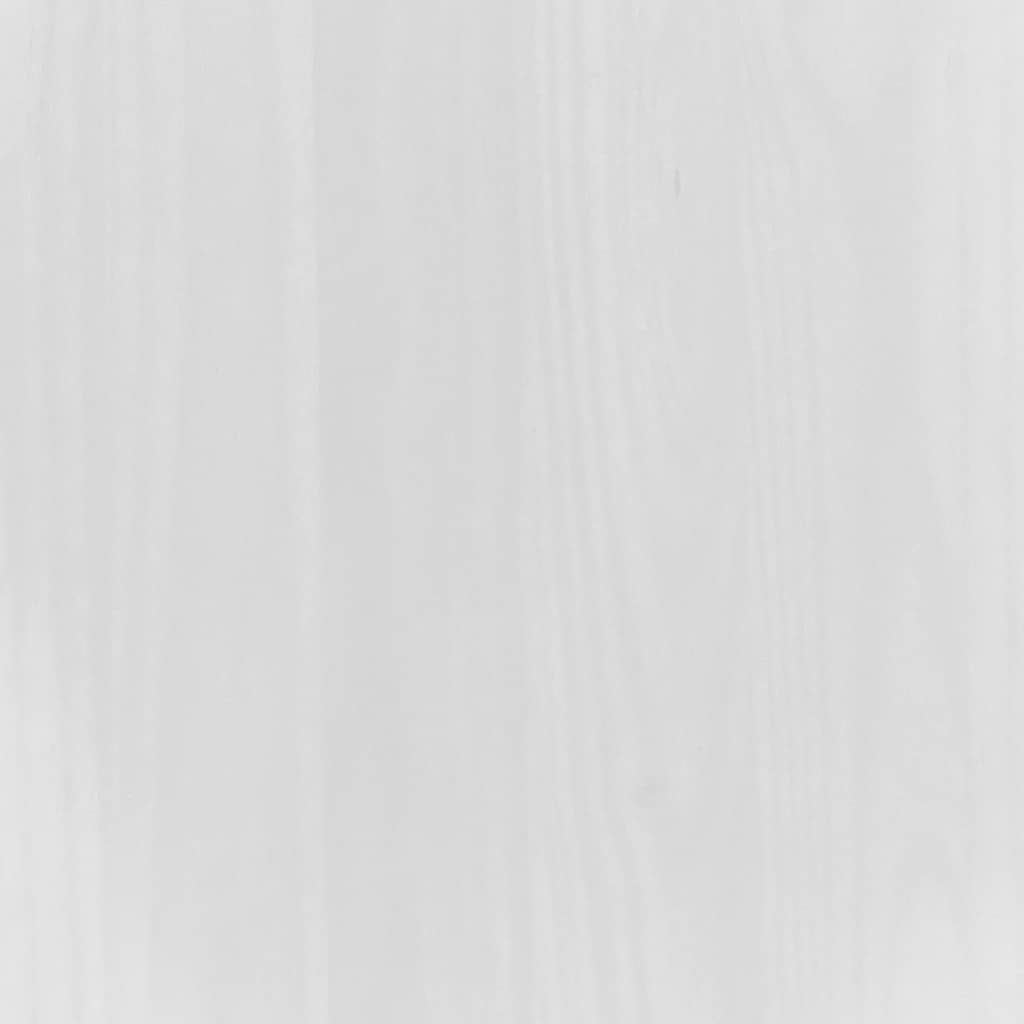 282622 vidaXL Wardrobe Mexican Pine Corona Range 3 Doors White - 151 x 52 x 170 cm