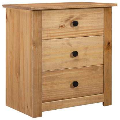 vidaXL Bedside Cabinet 46x40x57 cm Pinewood Panama Range - Brown