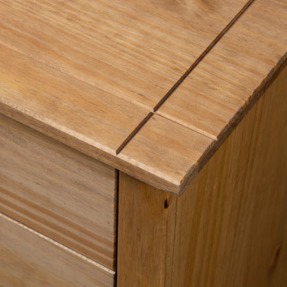 vidaXL Bedside Cabinet 46x40x57 cm Pinewood Panama Range - Brown