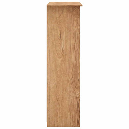 282661 vidaXL 3-Door Wardrobe 118x50x171,5 cm Pine Panama Range - Brown