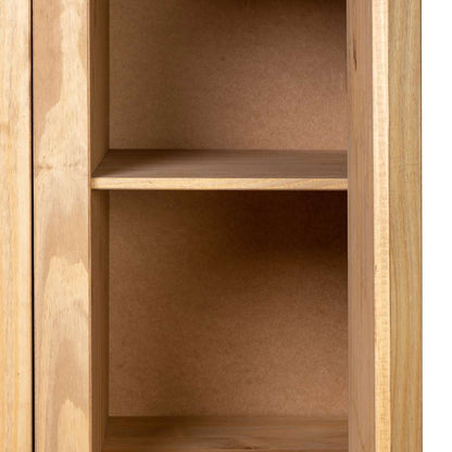 282661 vidaXL 3-Door Wardrobe 118x50x171,5 cm Pine Panama Range - Brown