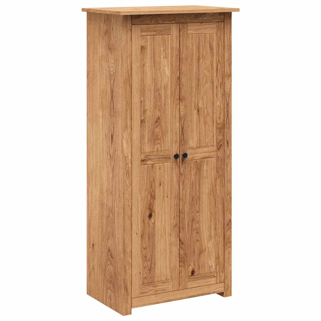282664 vidaXL Wardrobe 80x50x171,5 cm Solid Pine Panama Range - Brown