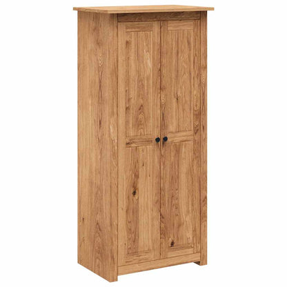 282664 vidaXL Wardrobe 80x50x171,5 cm Solid Pine Panama Range - Brown