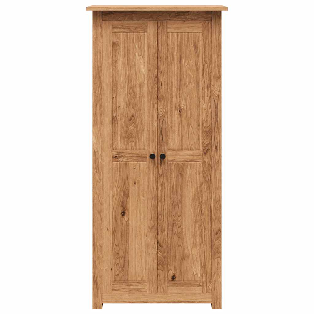282664 vidaXL Wardrobe 80x50x171,5 cm Solid Pine Panama Range - Brown