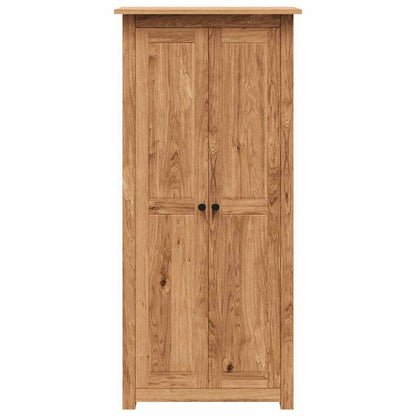 282664 vidaXL Wardrobe 80x50x171,5 cm Solid Pine Panama Range - Brown