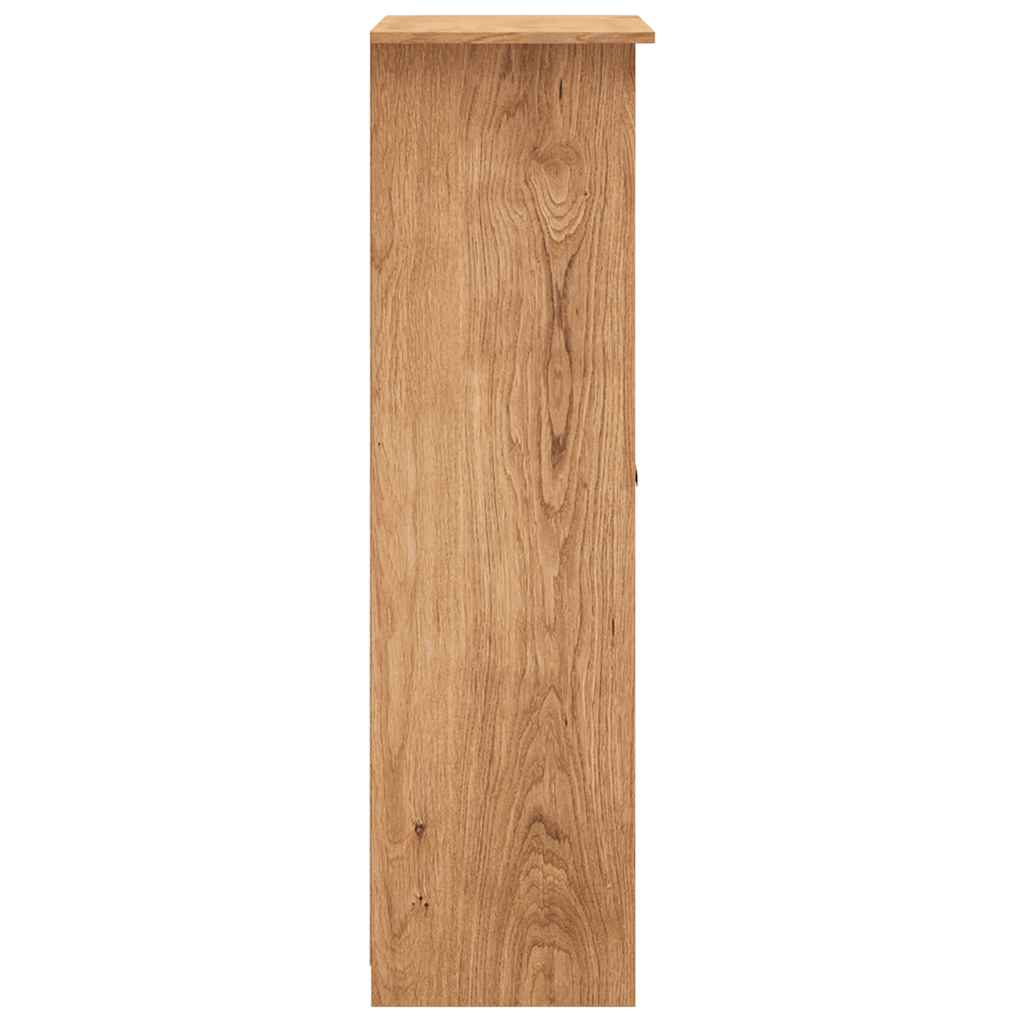 282664 vidaXL Wardrobe 80x50x171,5 cm Solid Pine Panama Range - Brown