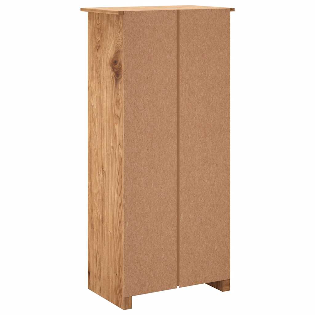 282664 vidaXL Wardrobe 80x50x171,5 cm Solid Pine Panama Range - Brown