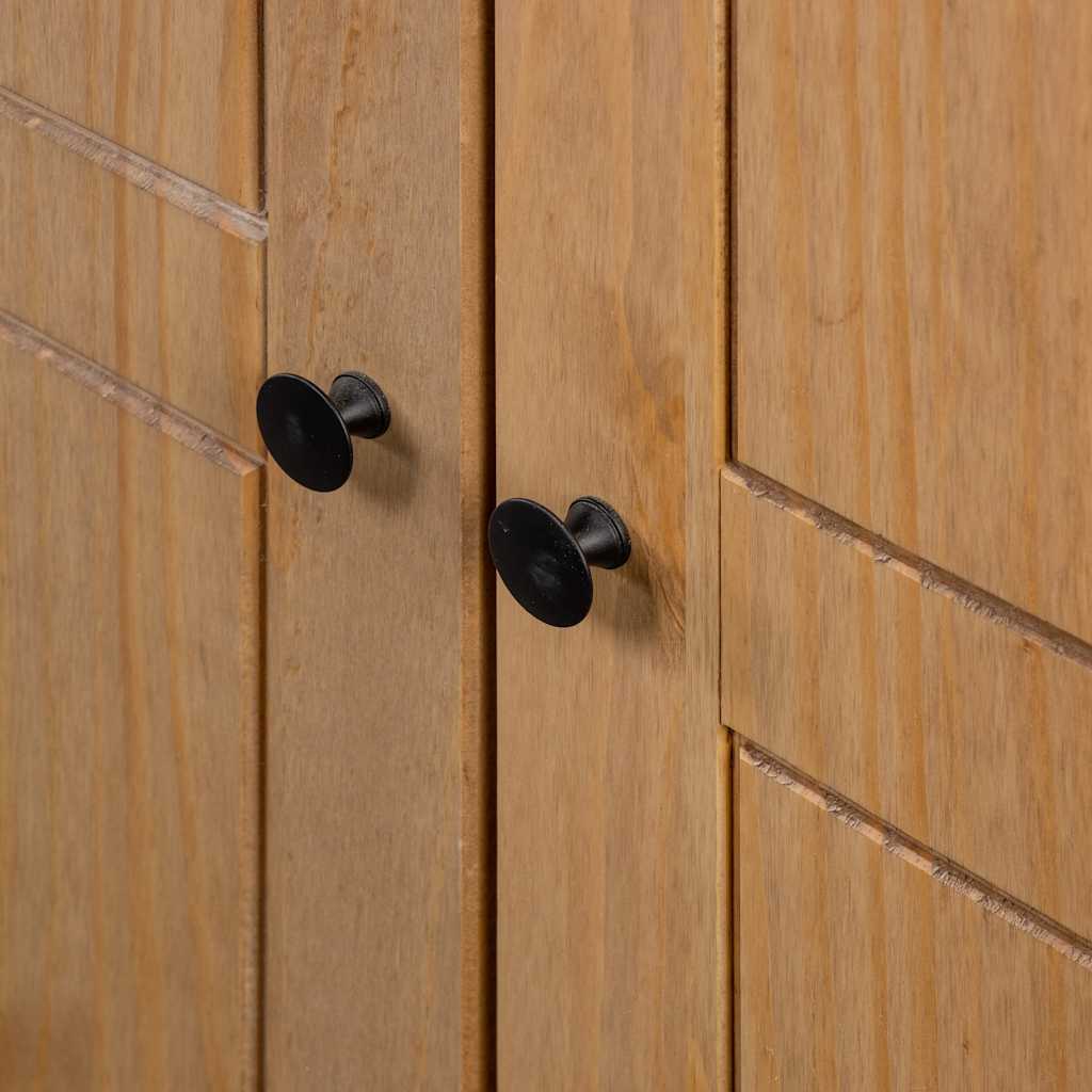 282664 vidaXL Wardrobe 80x50x171,5 cm Solid Pine Panama Range - Brown