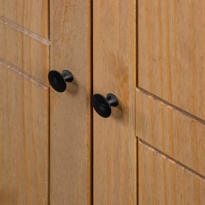 282664 vidaXL Wardrobe 80x50x171,5 cm Solid Pine Panama Range - Brown
