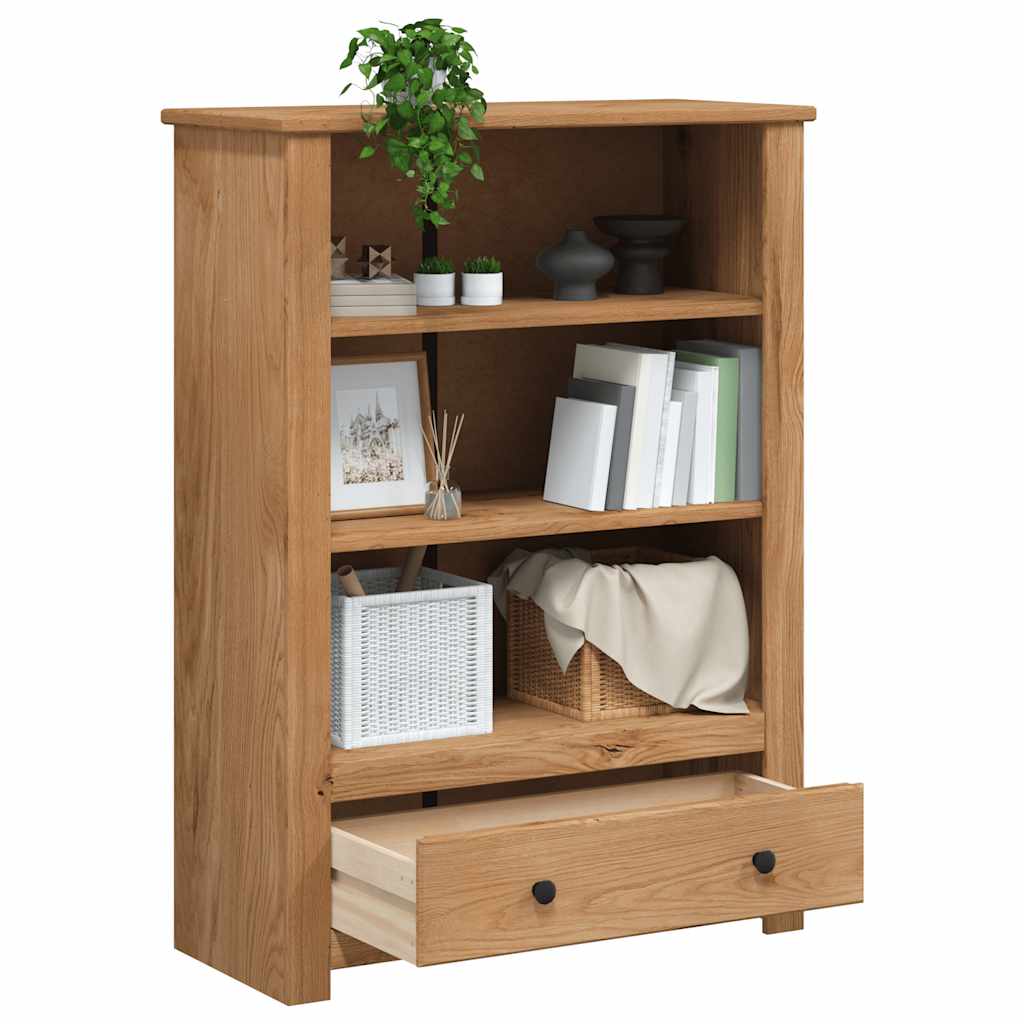 vidaXL Bookcase 80x35x110 cm Solid Pine Wood Panama Range - Brown