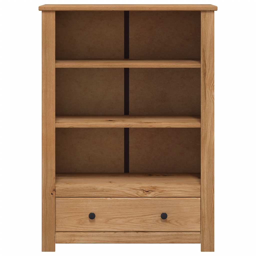 vidaXL Bookcase 80x35x110 cm Solid Pine Wood Panama Range - Brown