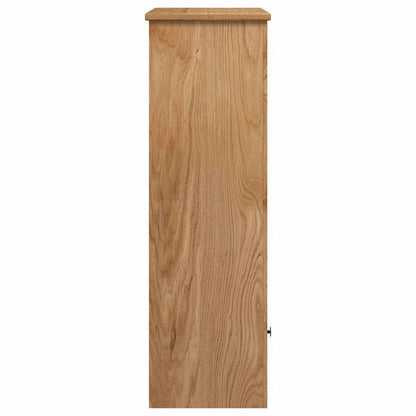vidaXL Bookcase 80x35x110 cm Solid Pine Wood Panama Range - Brown