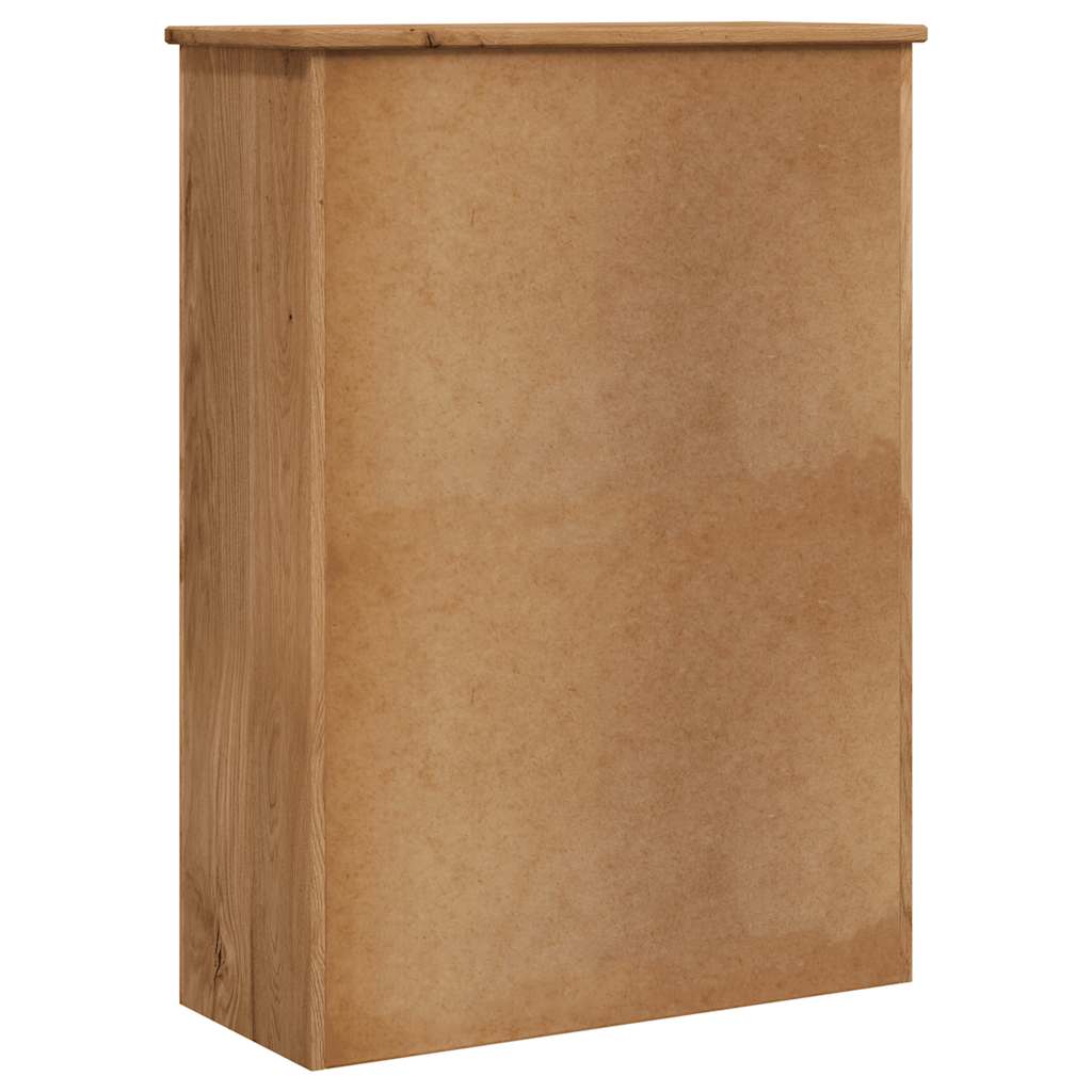 vidaXL Bookcase 80x35x110 cm Solid Pine Wood Panama Range - Brown