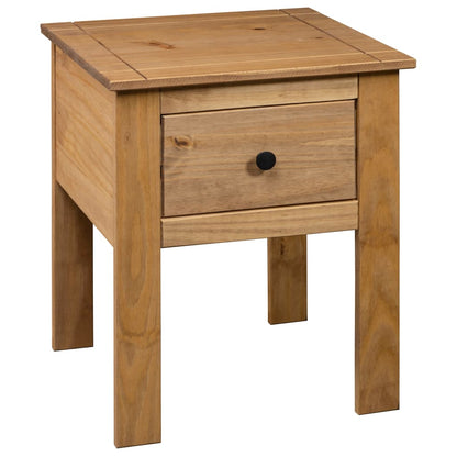 vidaXL Bedside Cabinet 46x40x57 cm Pine Panama Range - Brown