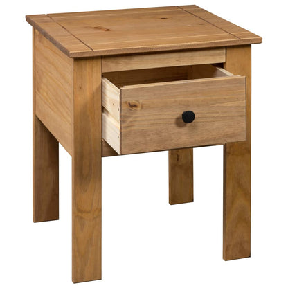 vidaXL Bedside Cabinet 46x40x57 cm Pine Panama Range - Brown