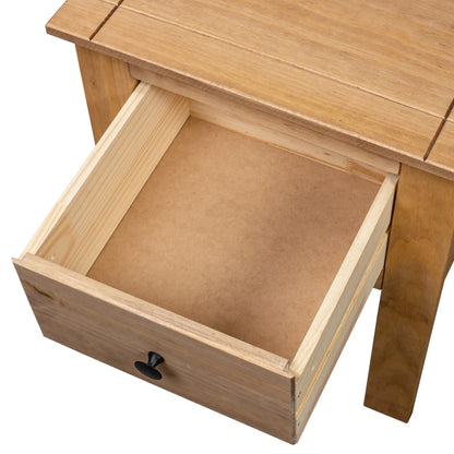 vidaXL Bedside Cabinet 46x40x57 cm Pine Panama Range - Brown