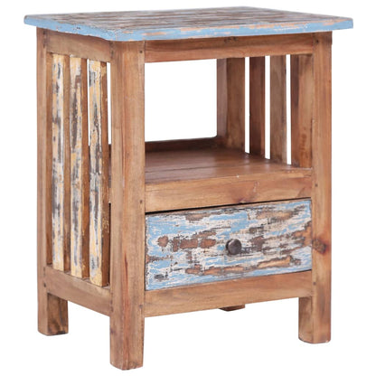 vidaXL Bedside Cabinet 41x30x50 cm Solid Mahogany Wood - Brown