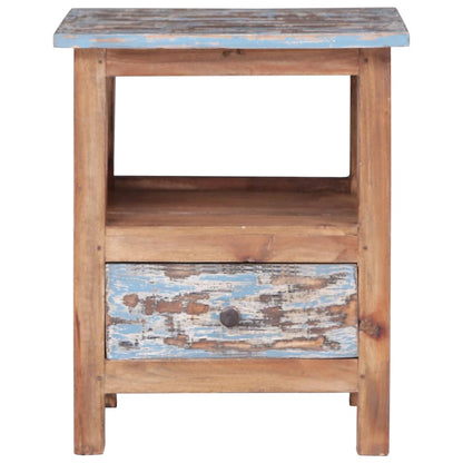 vidaXL Bedside Cabinet 41x30x50 cm Solid Mahogany Wood - Brown