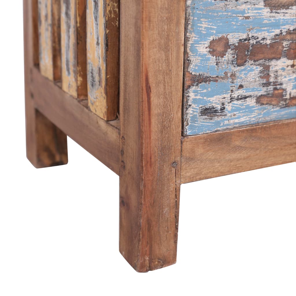 vidaXL Bedside Cabinet 41x30x50 cm Solid Mahogany Wood - Brown
