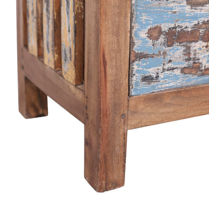 vidaXL Bedside Cabinet 41x30x50 cm Solid Mahogany Wood - Brown