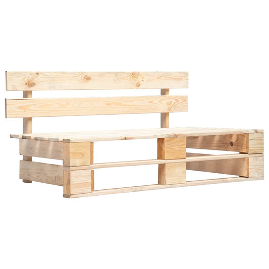 vidaXL Garden Pallet Bench Wood - Brown