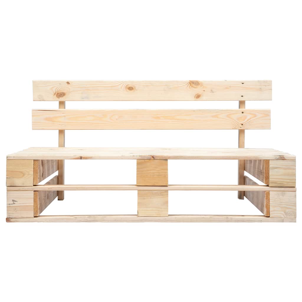 vidaXL Garden Pallet Bench Wood - Brown