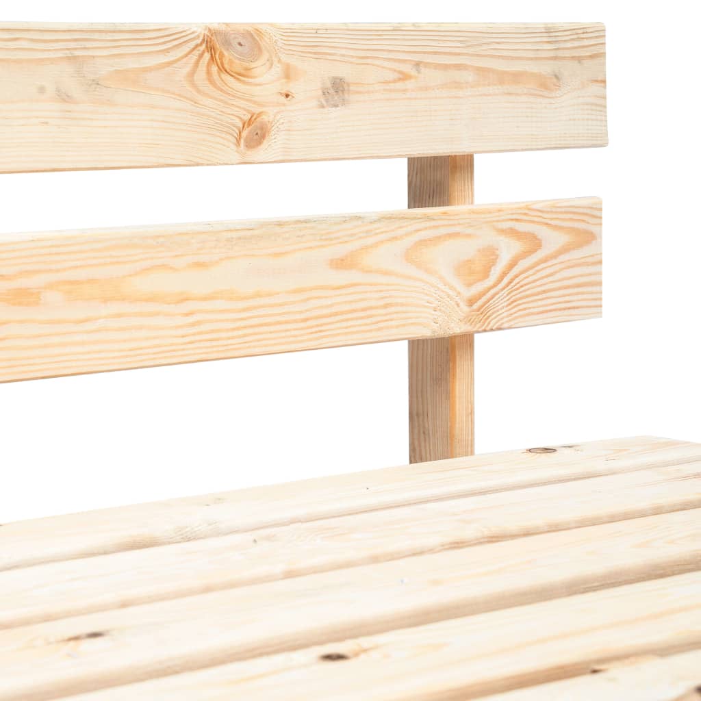 vidaXL Garden Pallet Bench Wood - Brown