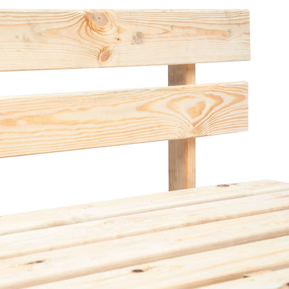 vidaXL Garden Pallet Bench Wood - Brown