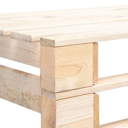 vidaXL Garden Pallet Bench Wood - Brown